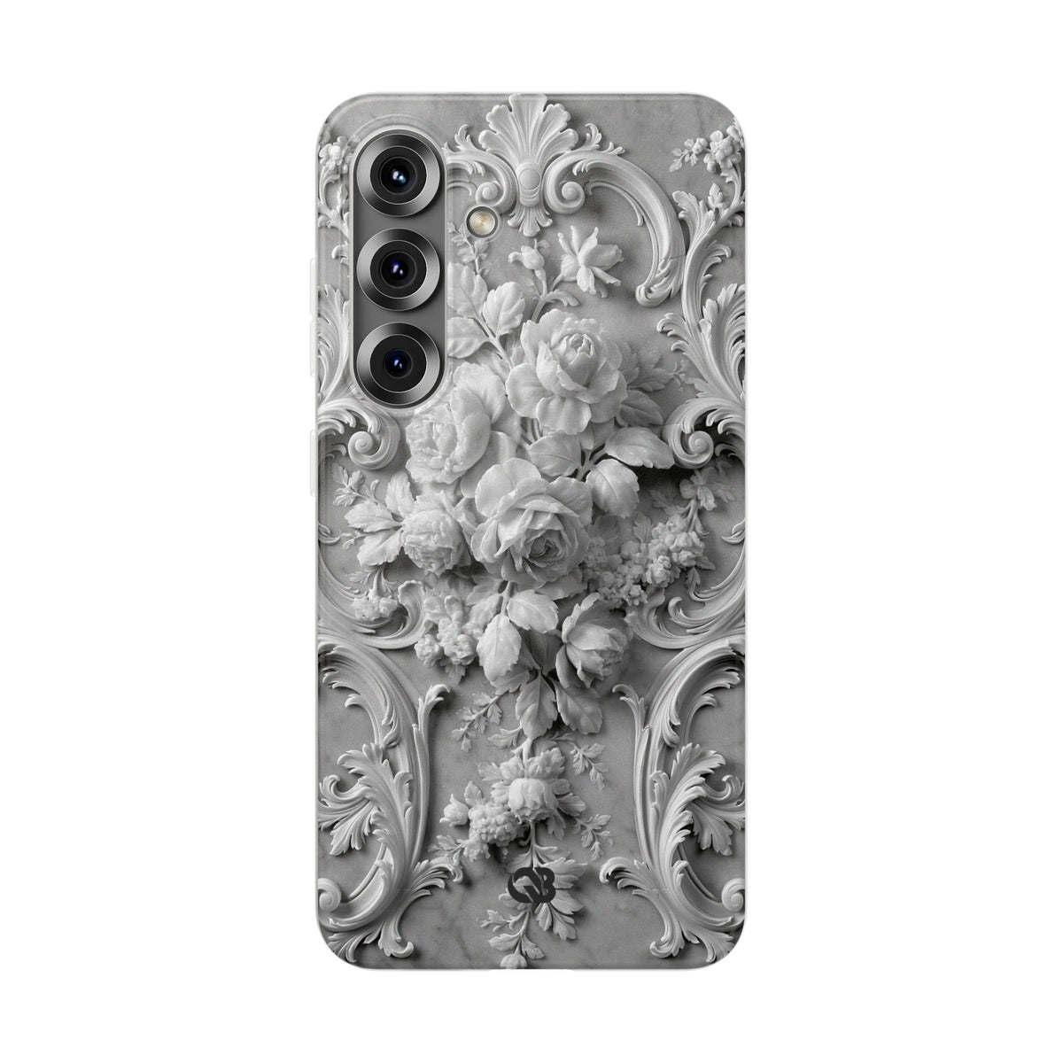 Rococo Marble Rose · Lite Phone Case for Samsung · White