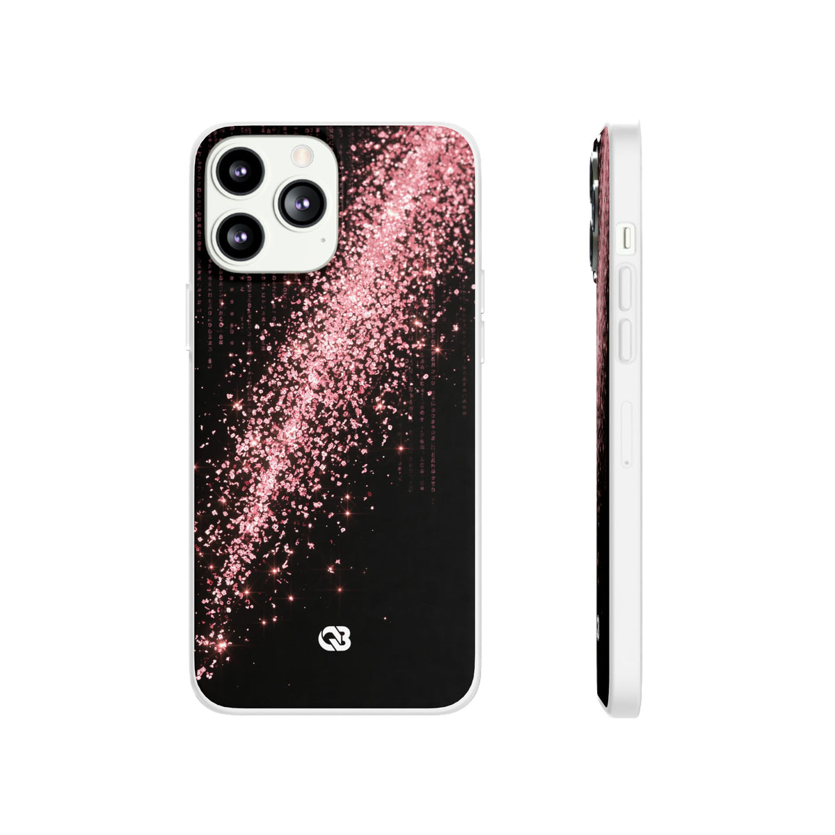 Rose Digital Cascade · Lite Phone Case for iPhone ·  Pink