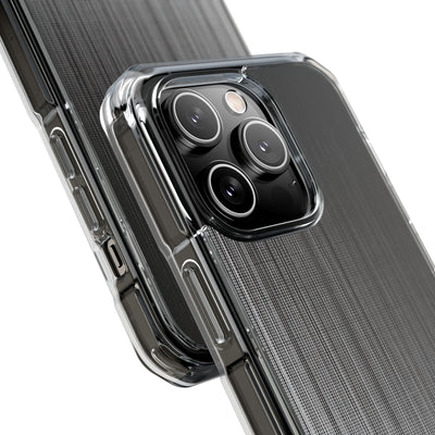 Grey Impact MagSafe Phone Case for iPhone - Static Vertical Dither