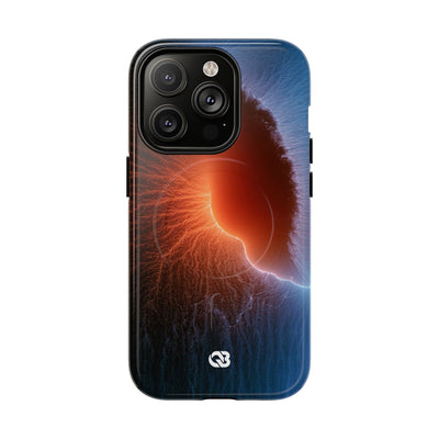 Thermal Aura Pulse · Tough 2.0 Magnetic Phone Case for iPhone · Blue