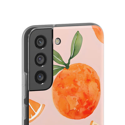 Sunkissed Orange Harvest · Soft Phone Case for Samsung