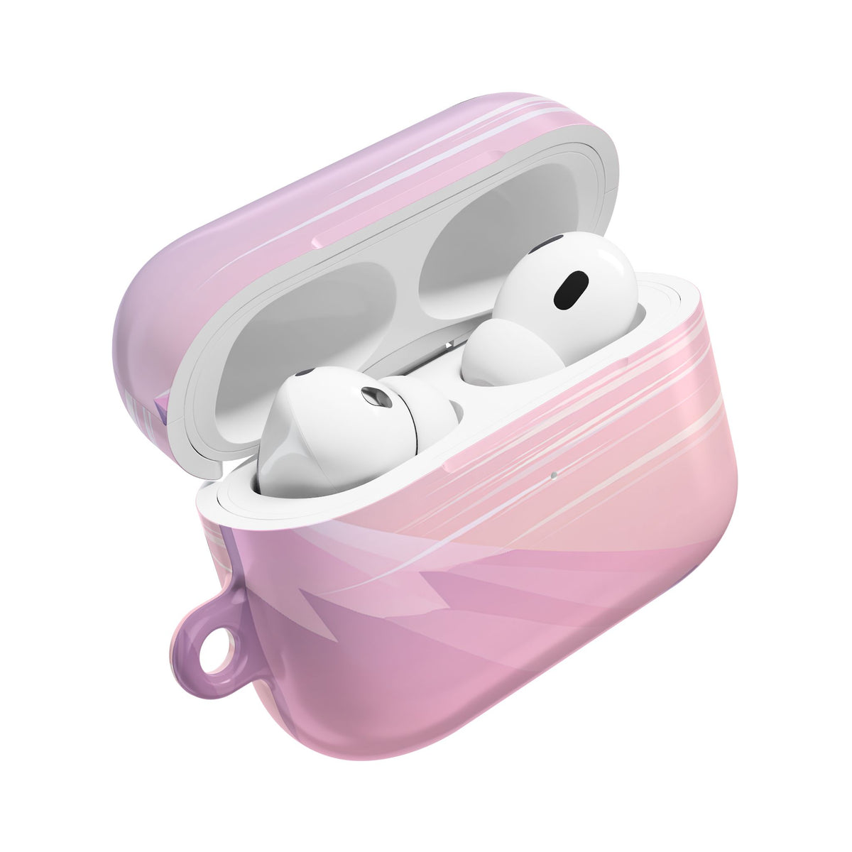 Alpine Twilight · Hard Case for AirPods & AirPods Pro · Pink