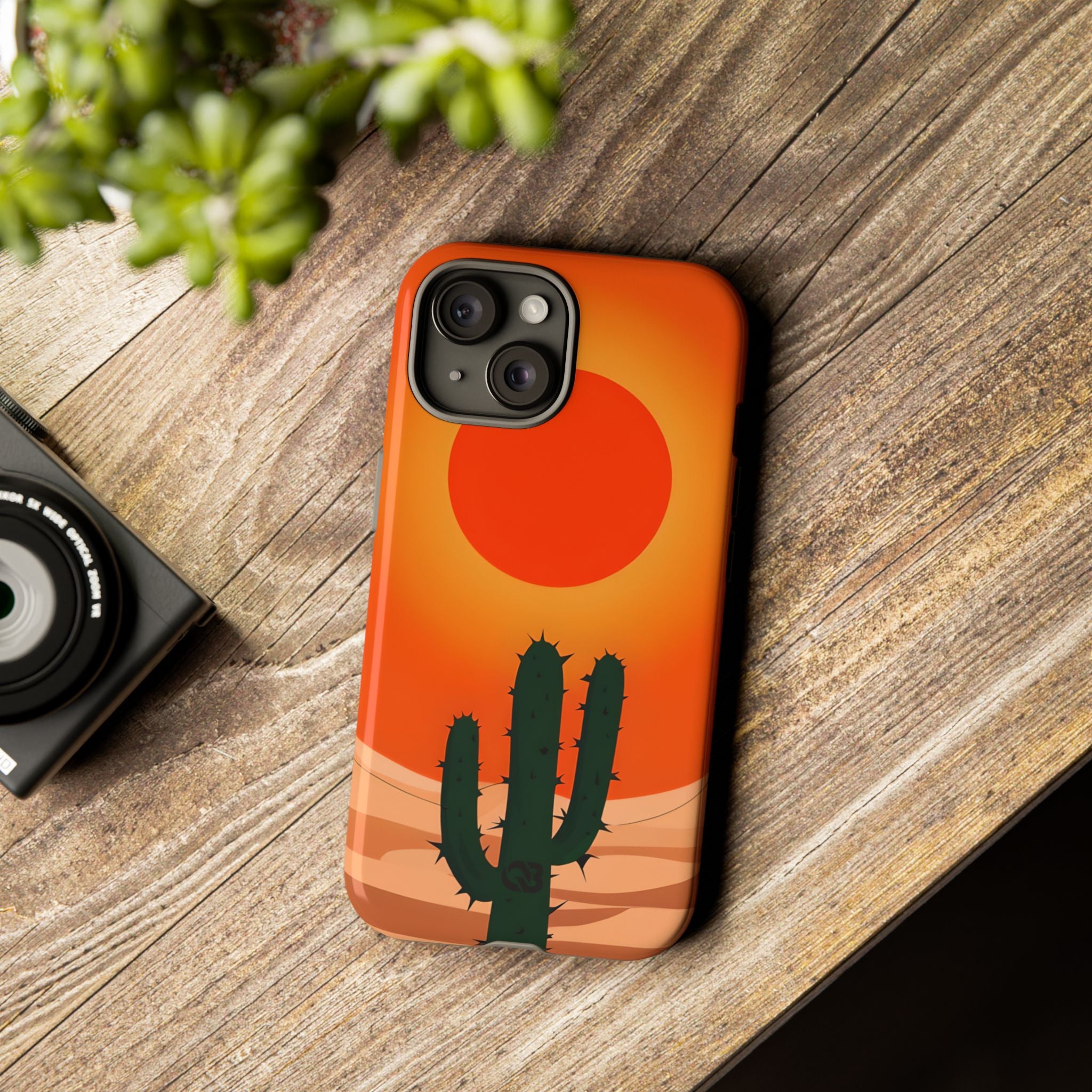 Scorched Saguaro Sunset · Tough Phone Case for iPhone