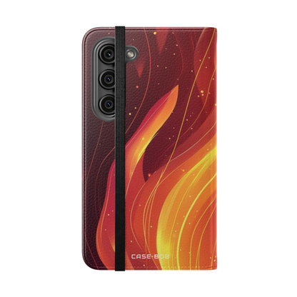 Flaming Ember - Samsung S23 Case - Wallet