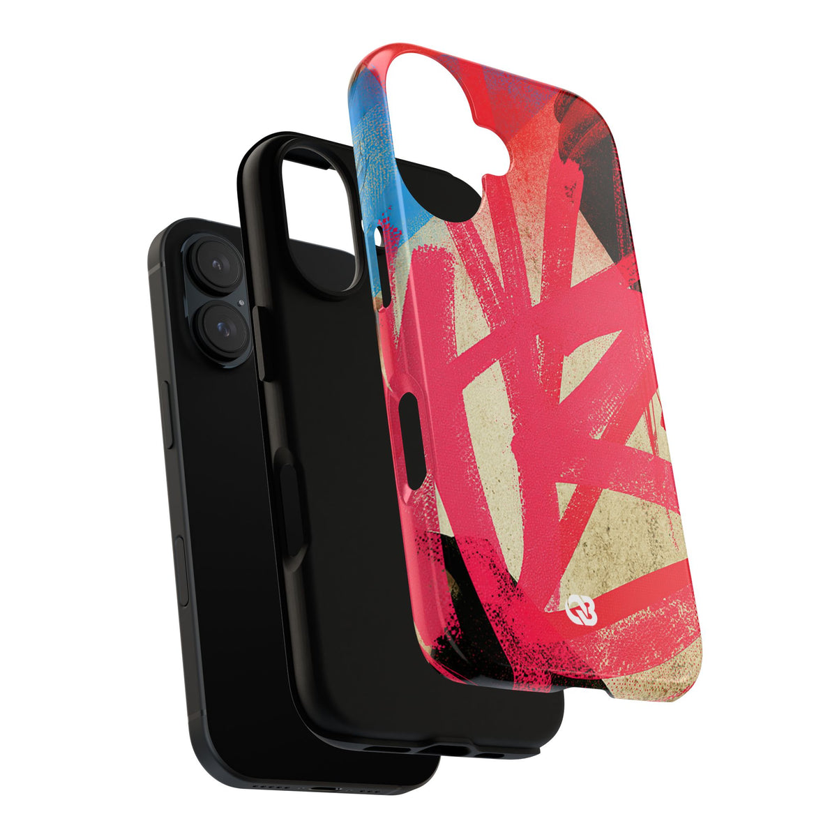 Neon Spray Tag · Tough Phone Case for iPhone · Pink