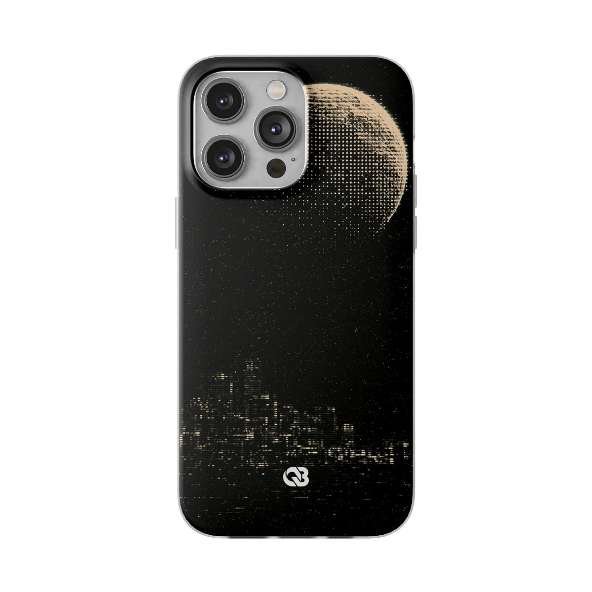Lunar Metropolis Nocturne · Lite Phone Case for iPhone ·  Black