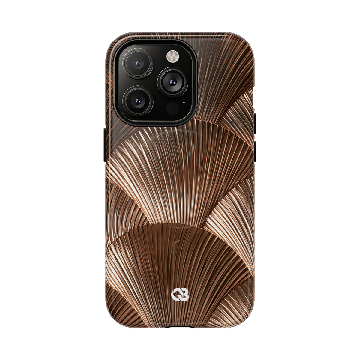 Rose Gilded Fan · Tough 2.0 Magnetic Phone Case for iPhone · Gold