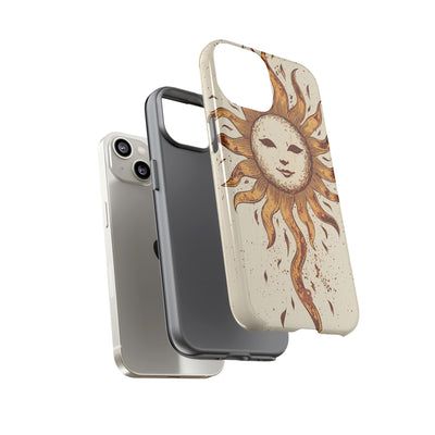 Rustic Solar Mask · Tough Phone Case for iPhone