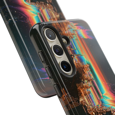 Prismatic Circuit · Tough Phone Case for Samsung · Black