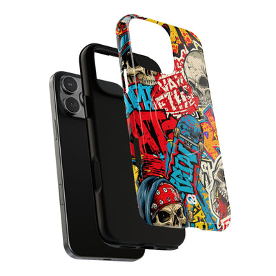 Skate Skull Riot · Tough 2.0 Magnetic Phone Case for iPhone · Red