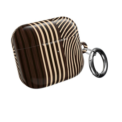 Timber Ring Contour · Hard Case for AirPods & AirPods Pro · Brown