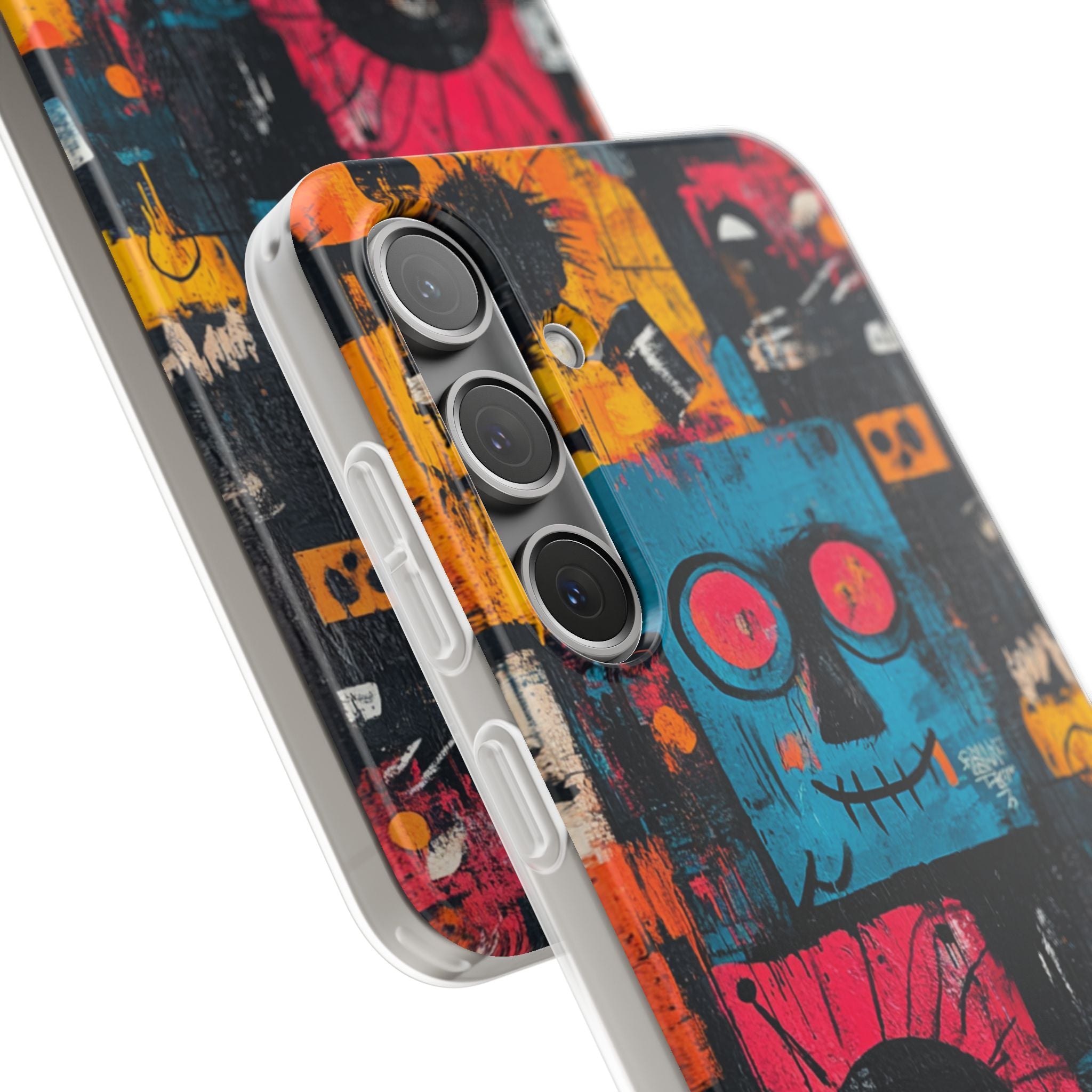 Blue Stitch Smile Samsung S24 Plus Case - Soft