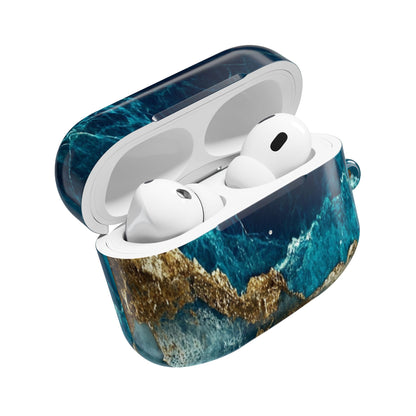 Golden Fracture Teal - AirPods Case