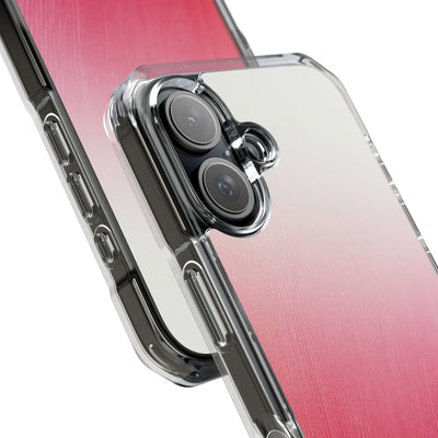 Rose Haze · Clear Impact Magnetic Phone Case for iPhone · Pink