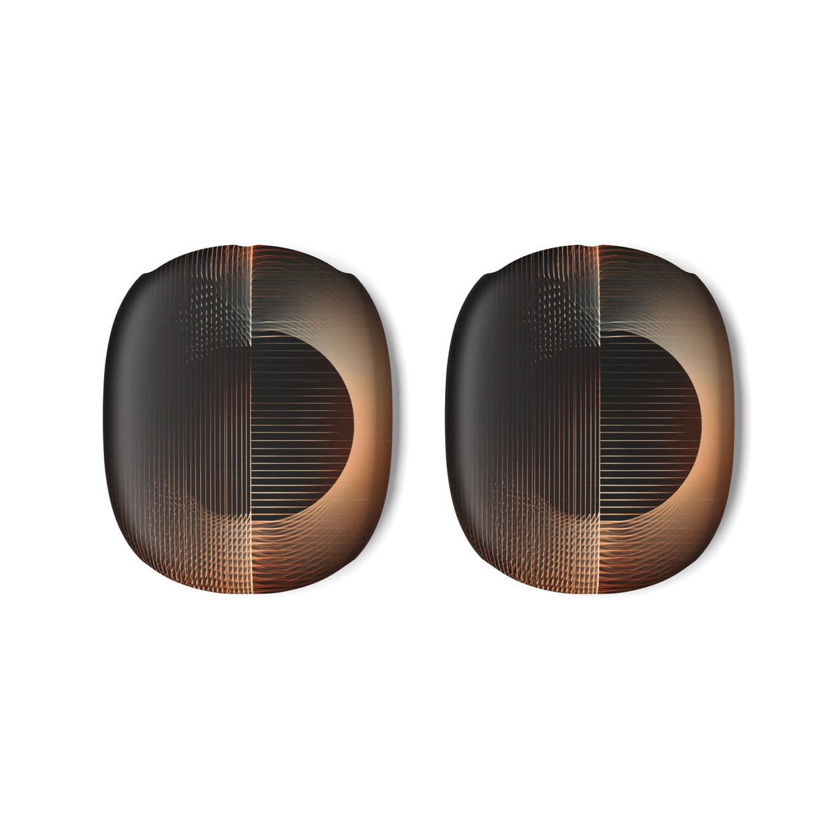 Amber Meridian · Hard Case for AirPods Max · Black