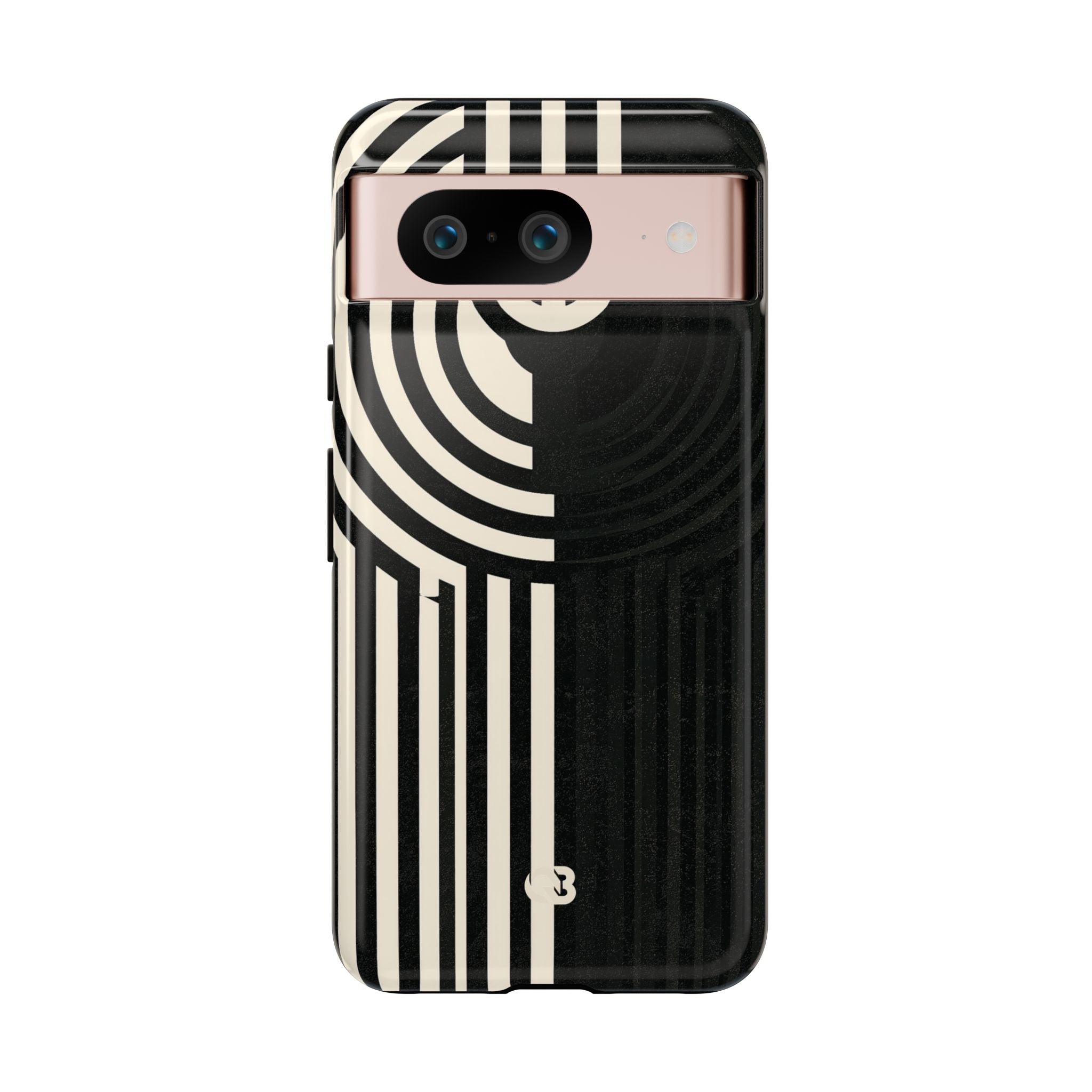 Beige Tough Phone Case for Google Pixel - Monolith Ivory Signal