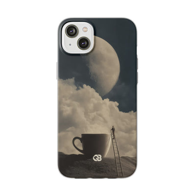 Midnight Brew Moon · Soft Mobilskal för iPhone