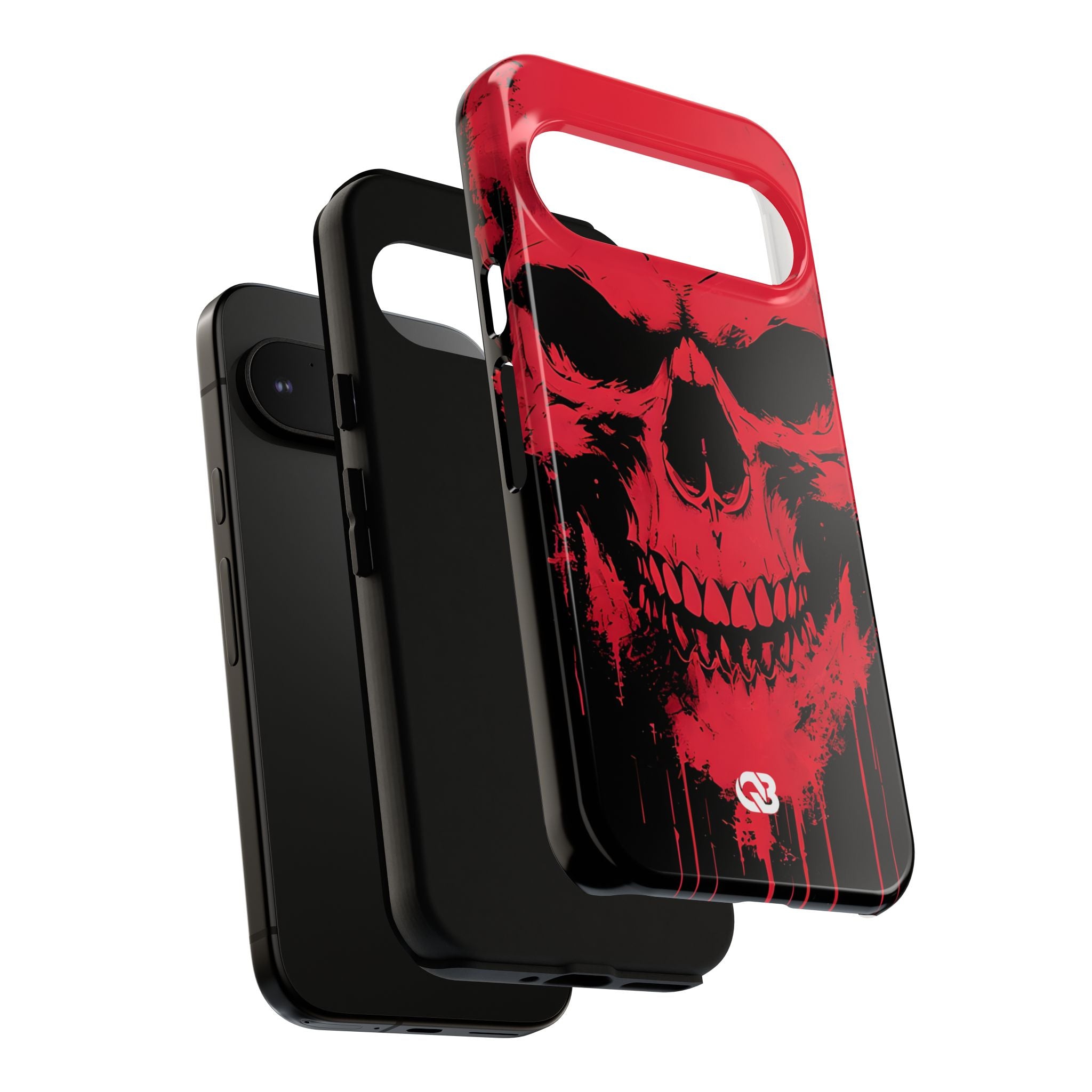 Crimson Street Skull · Tough Phone Case for Google Pixel