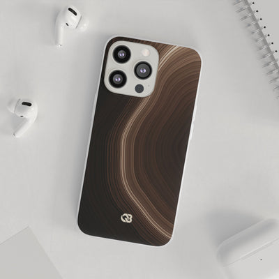 Umber Strata · Lite Phone Case for iPhone ·  Brown
