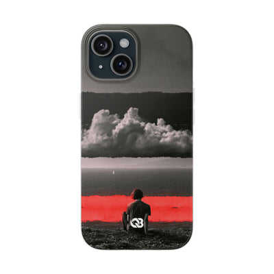 Crimson Horizon · Lite Phone Case for iPhone ·  Black