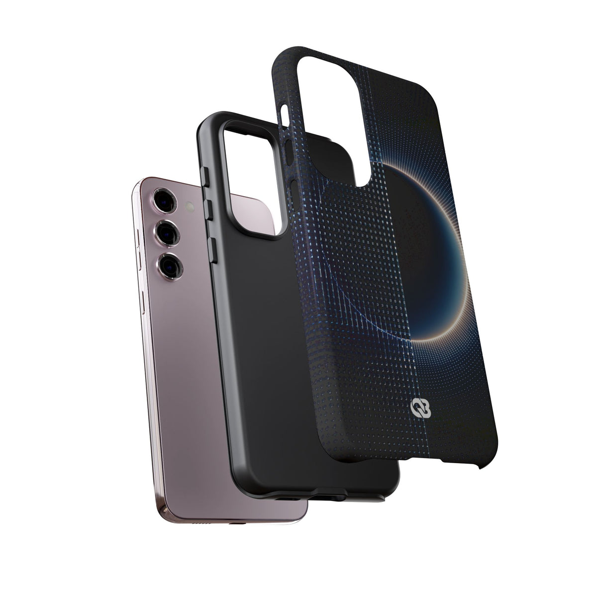 Luminous Meridian · Tough Phone Case for Samsung · Black