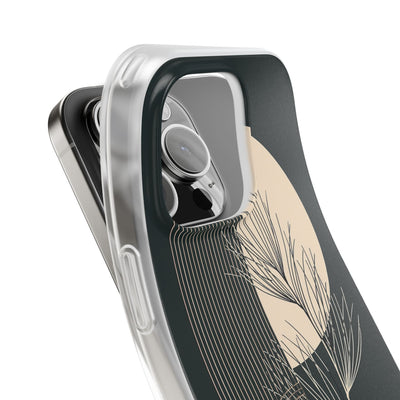 Black Lite Phone Case for iPhone - Obsidian Sand Willow