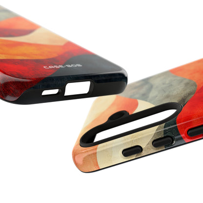 Cracked Wave Sunset Samsung S24 Skal - Tough