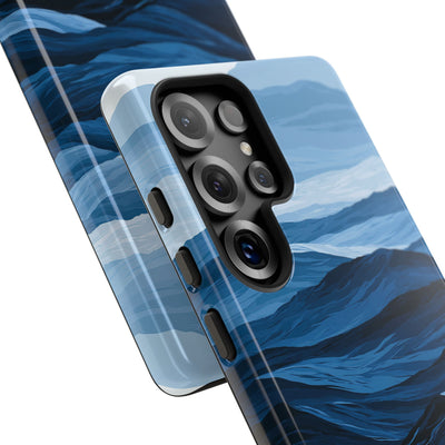 Blue Tough Phone Case for Samsung - Cobalt Ridge Tides