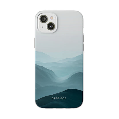 Teal Mist Mountains iPhone 14 Plus Case - Soft