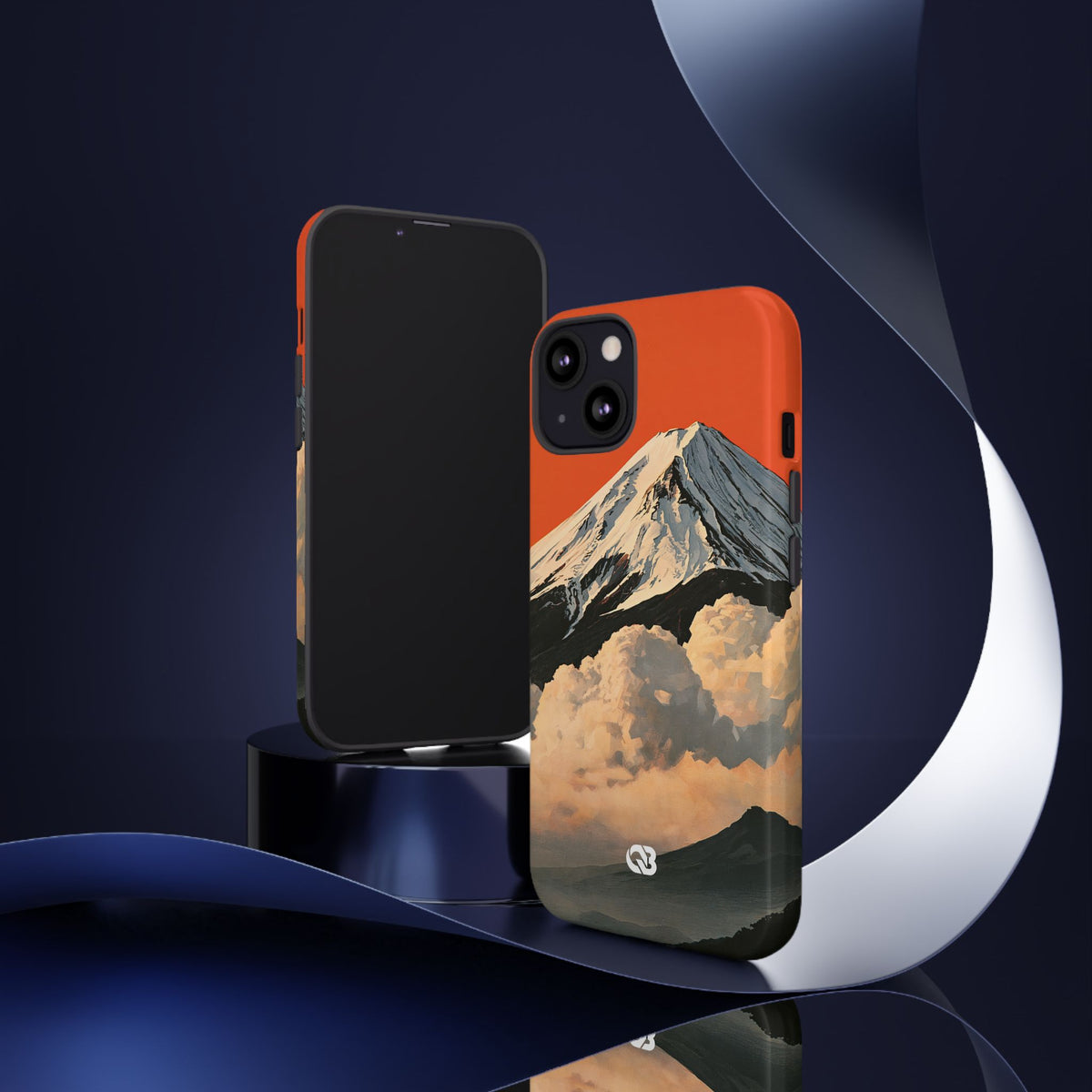 Sacred Peak Fuji · Tough Phone Case for iPhone · Orange