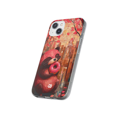 Crimson Donut Bandit · Soft Custodia per iPhone