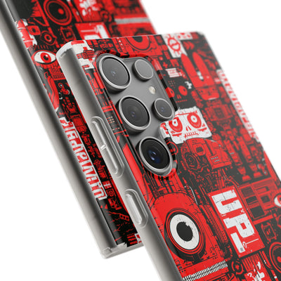 Neo Mecha Collage · Lite Phone Case for Samsung · Red