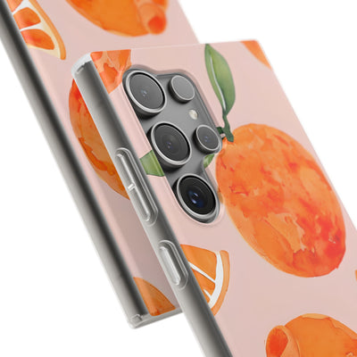 Sunkissed Orange Harvest · Soft Phone Case for Samsung
