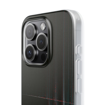 Black Lite Phone Case for iPhone - Corrupted Data Stream