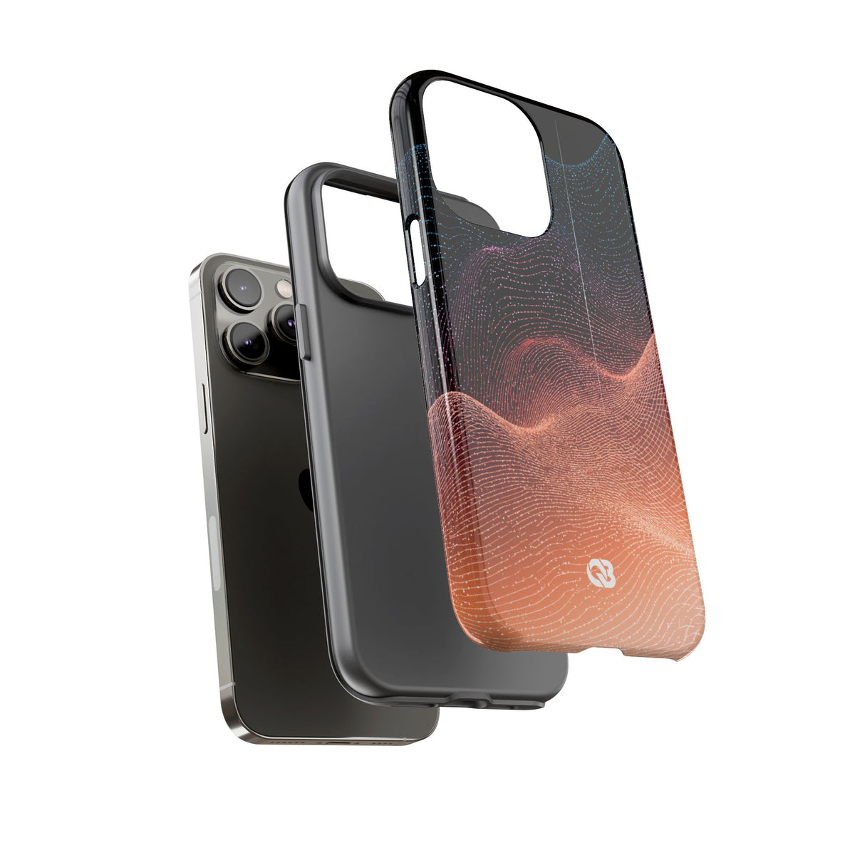 Spectral Elevation · Tough Phone Case for iPhone · Orange