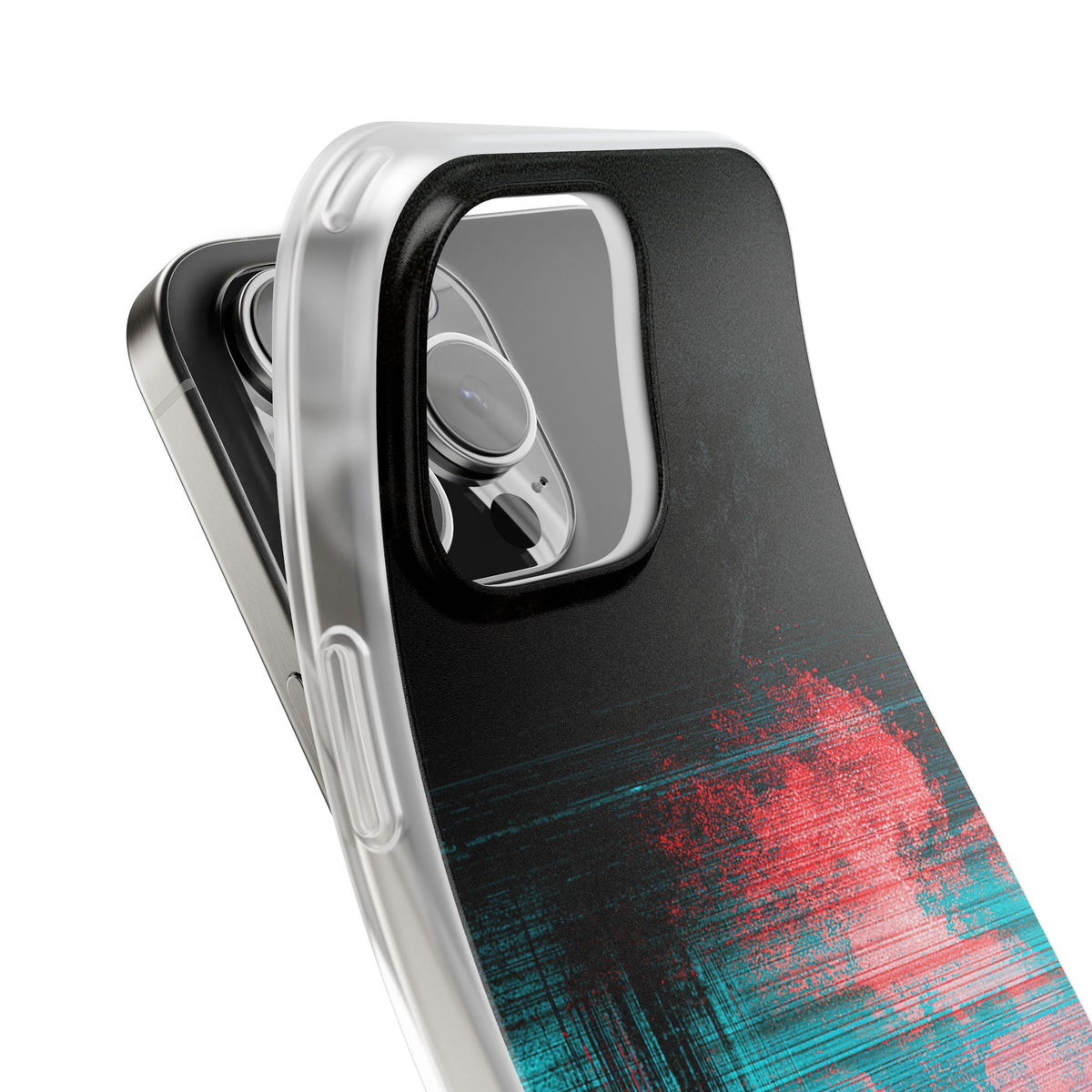 Digital Signal Drift · Lite Phone Case for iPhone ·  Black