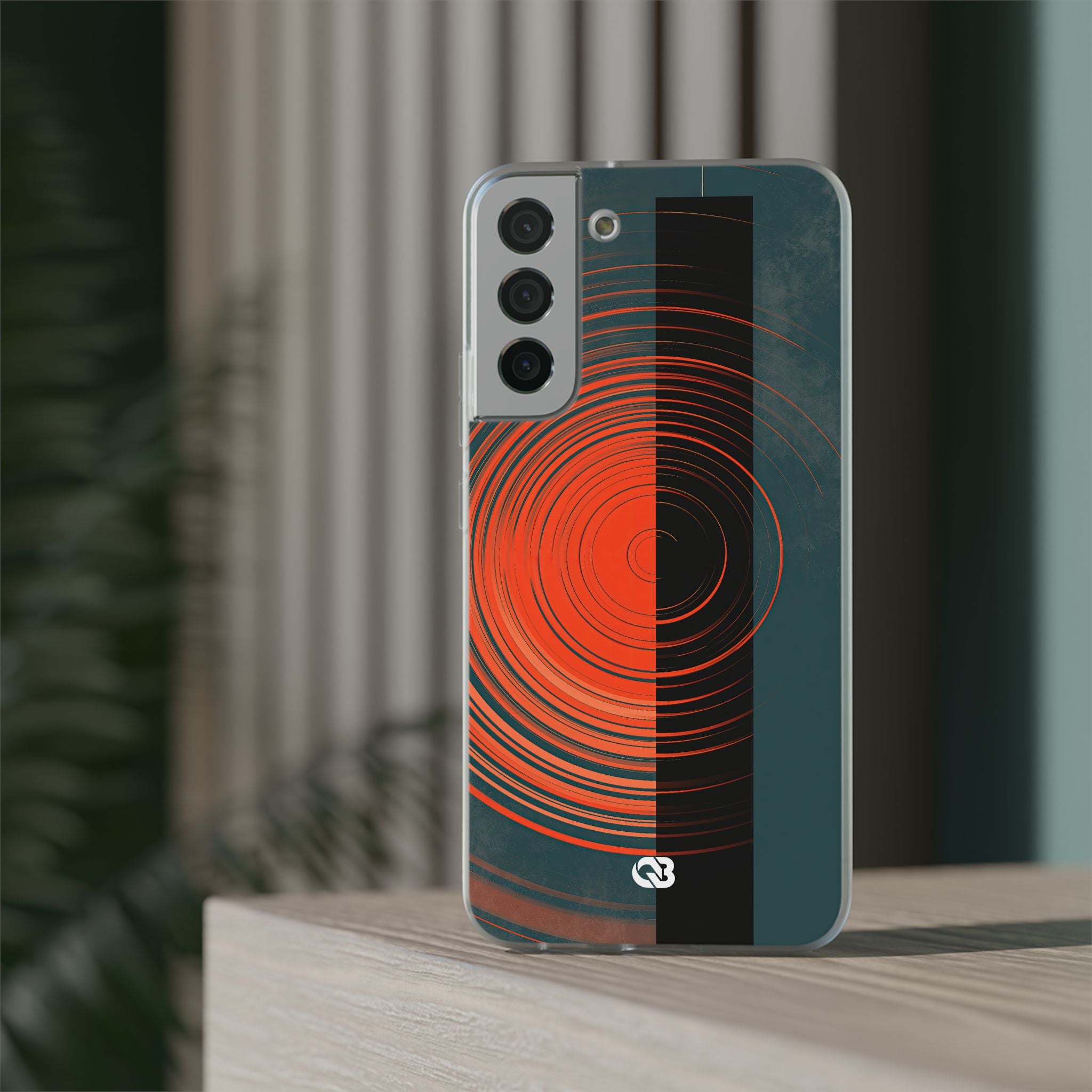 Teal Lite Phone Case for Samsung - Burnt Slate Radial