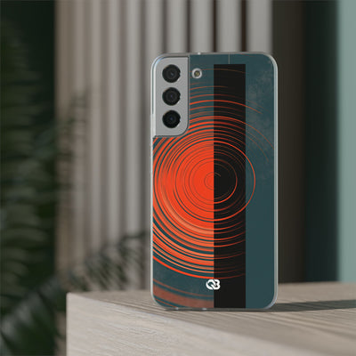 Teal Lite Phone Case for Samsung - Burnt Slate Radial