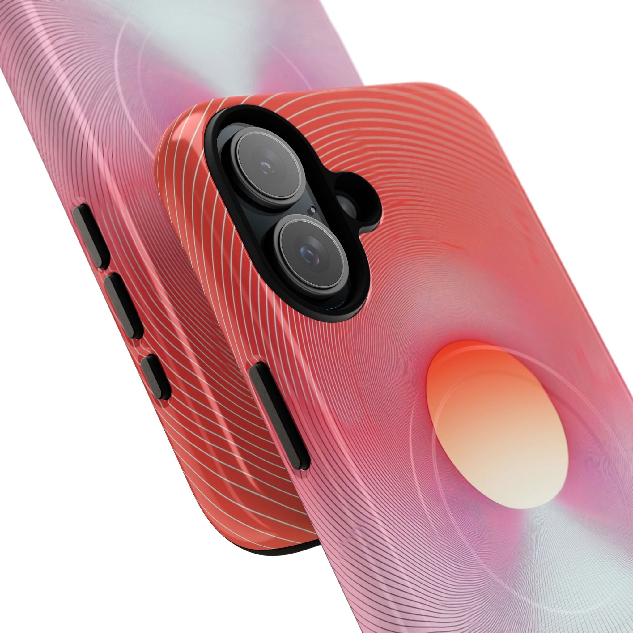 Orange Portal iPhone 16 Plus Skal - Tough+