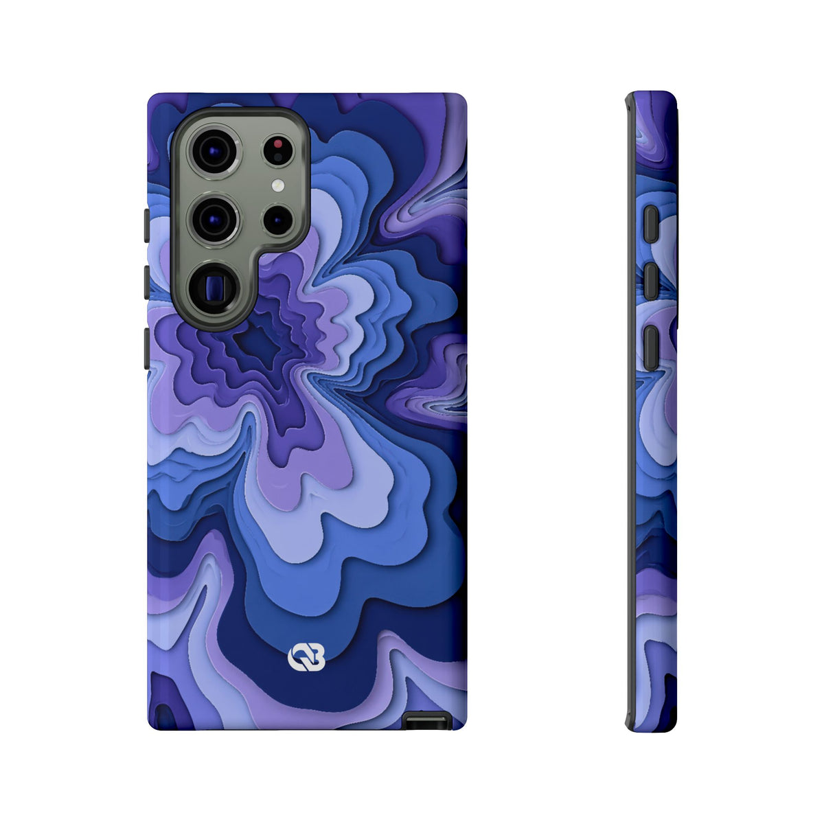 Periwinkle Strata Bloom · Tough Phone Case for Samsung · Purple