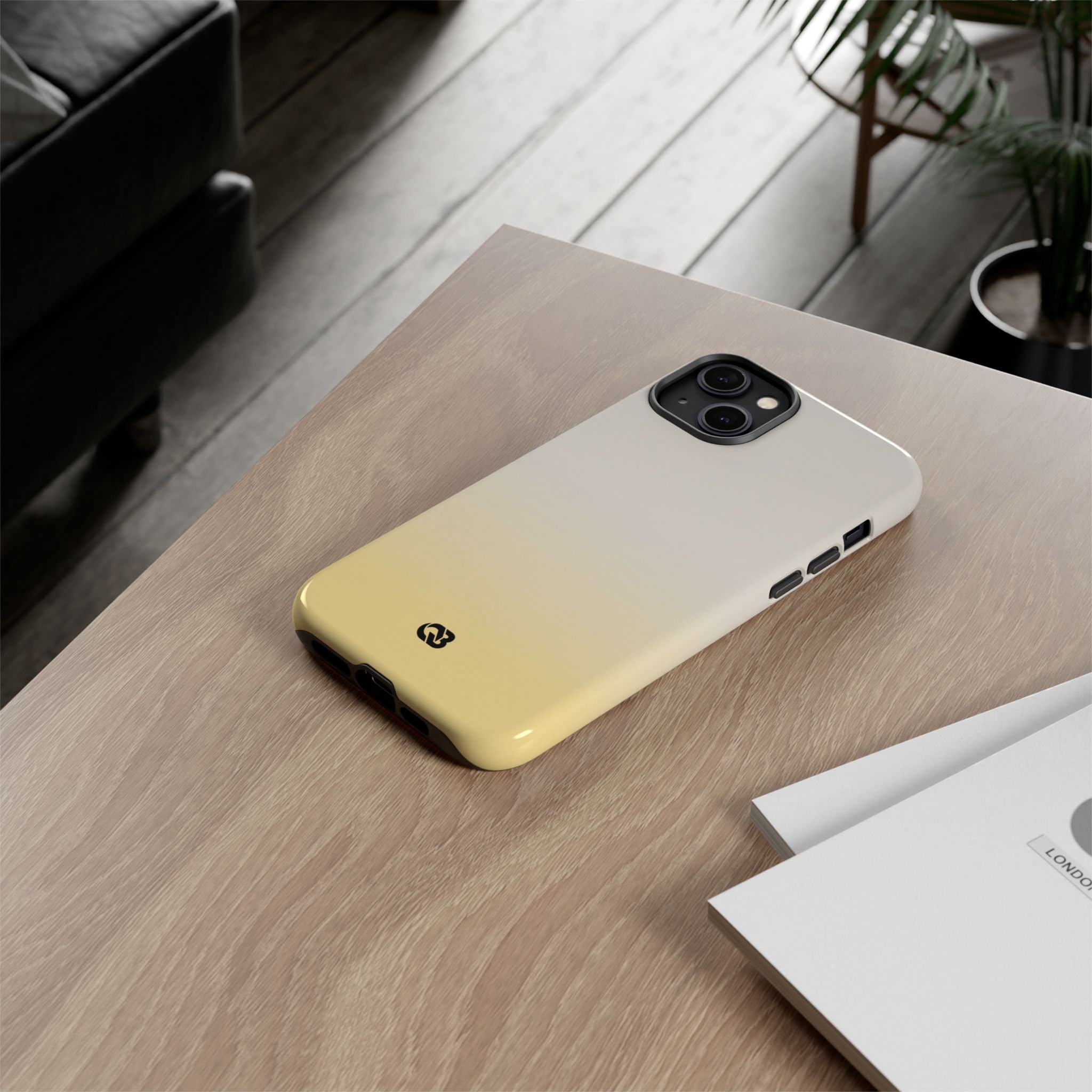Yellow Tough Phone Case for iPhone - Bleached Citron Haze