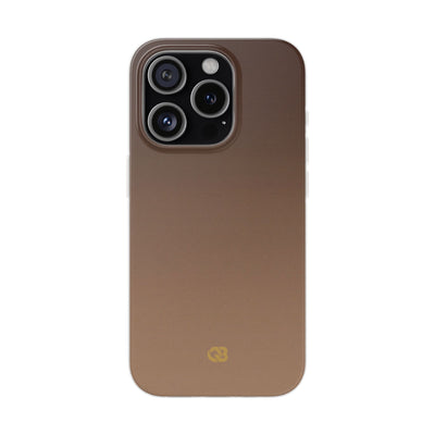 Brown Lite Phone Case for iPhone - Smoked Caramel Fade