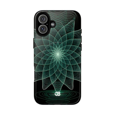 Verdant Harmonic Bloom · Tough 2.0 Magnetic Phone Case for iPhone · Black