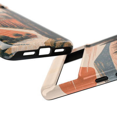 Orange Tough Phone Case for Google Pixel - Terracotta Ridge Trail