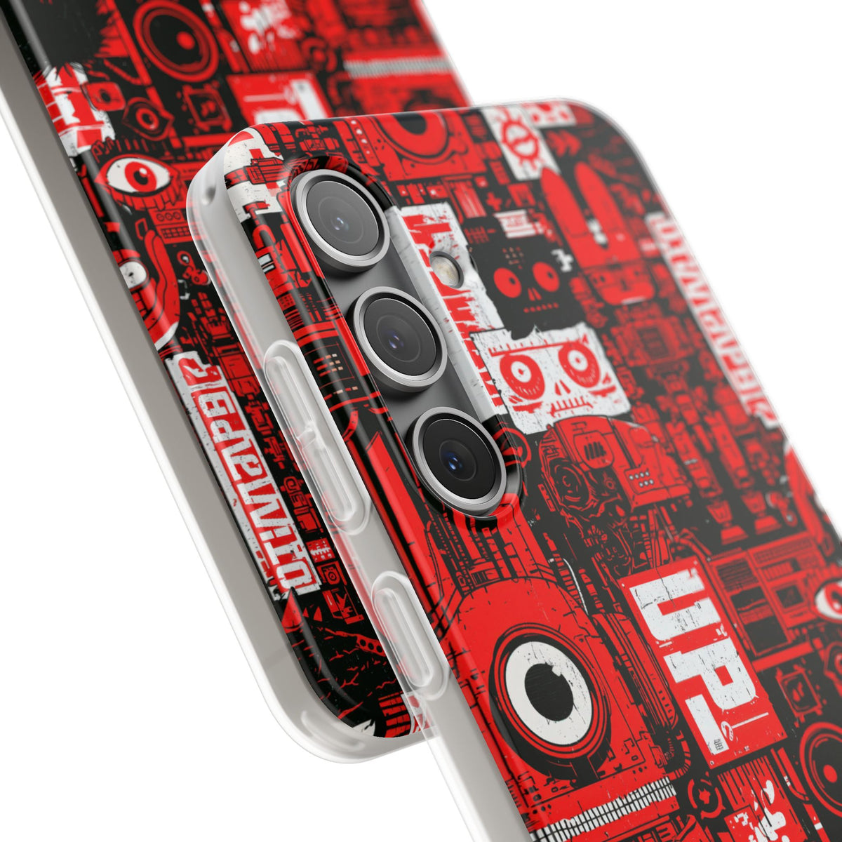 Neo Mecha Collage · Lite Phone Case for Samsung · Red