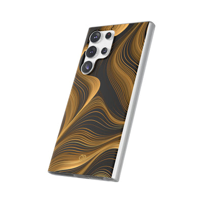 Gold Lite Phone Case for Samsung - Molten Copper Strands