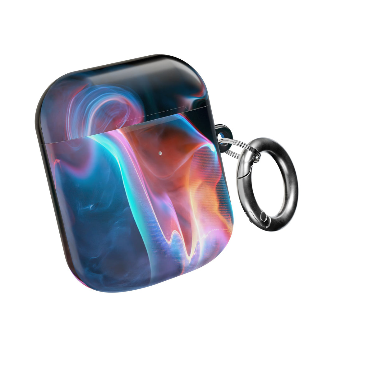 Neon Waveform · Hard Case for AirPods & AirPods Pro · Black