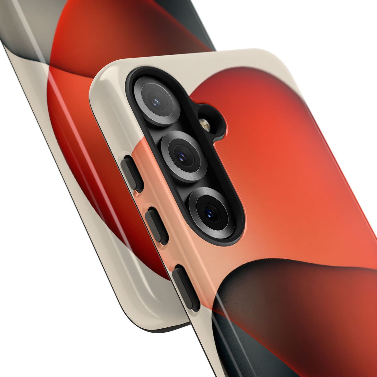 Translucent Crimson Form · Tough Phone Case for Samsung · Red