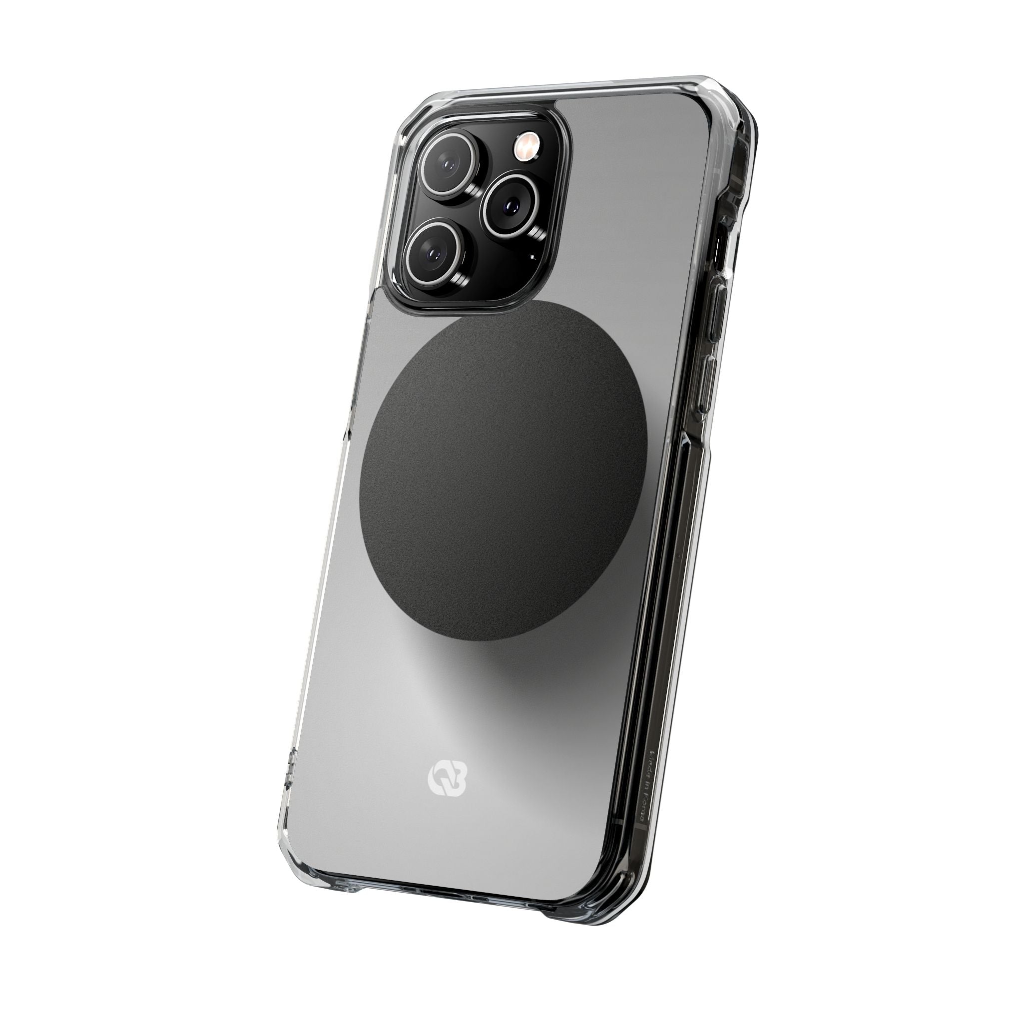 Grey Impact MagSafe Phone Case for iPhone - Matte Onyx Sphere