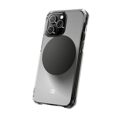 Grey Impact MagSafe Phone Case for iPhone - Matte Onyx Sphere